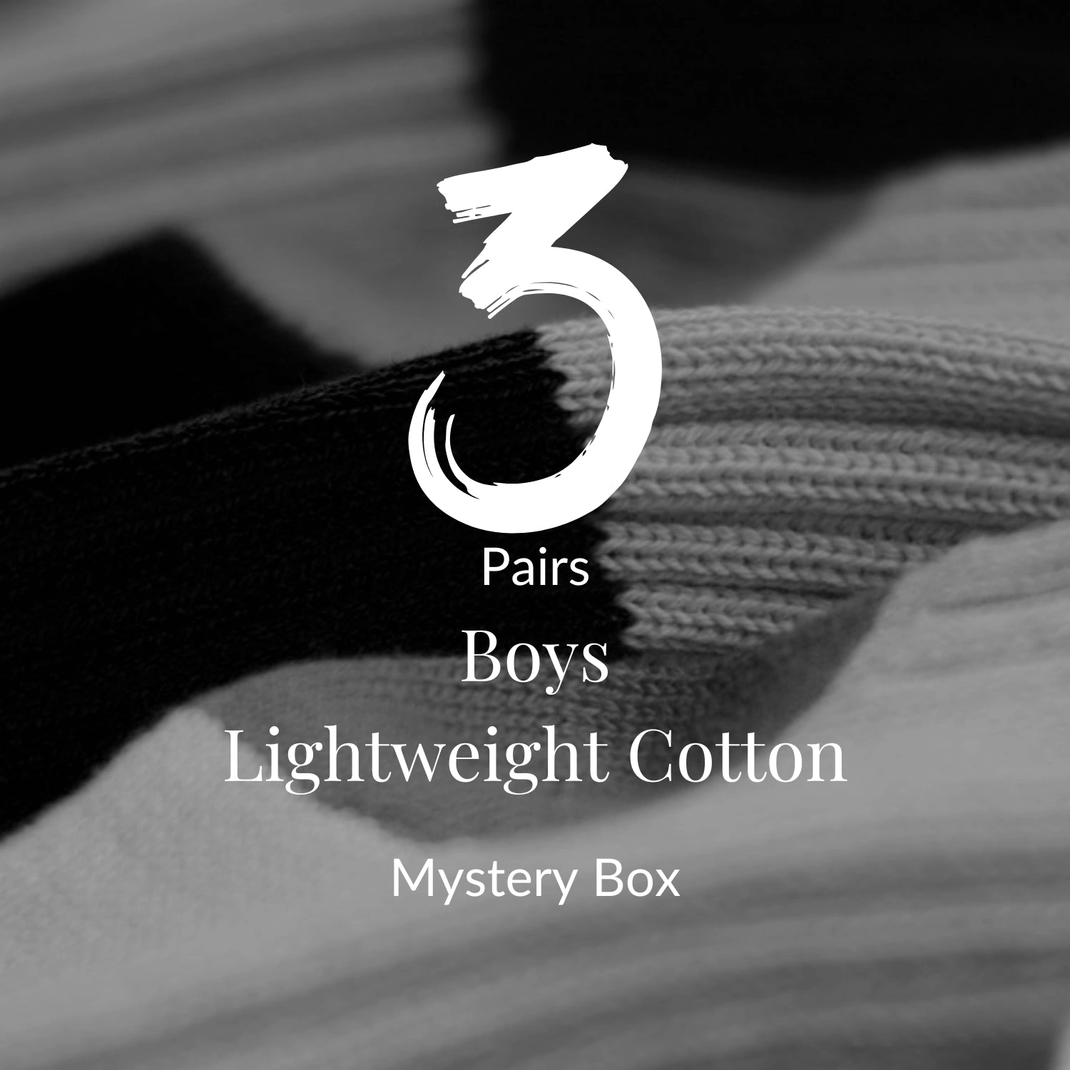 Kid's Sock Surprise Box: 3 Pairs of Cozy Cotton Fun Unwrapped Fresh Everyday!